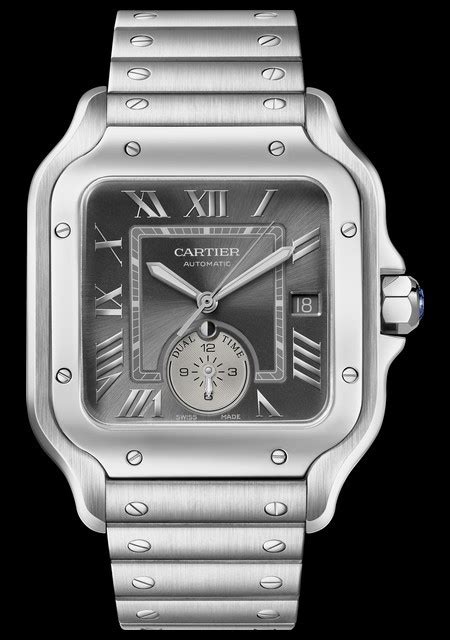 santos de cartier dual time